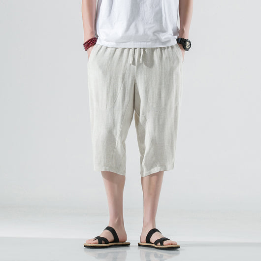 Pantalones Capri de Algodón y Lino - Image 15