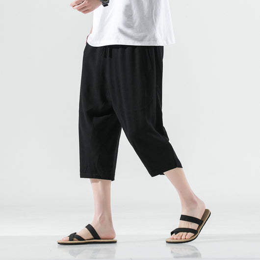 Pantalones Capri de Algodón y Lino - Image 4