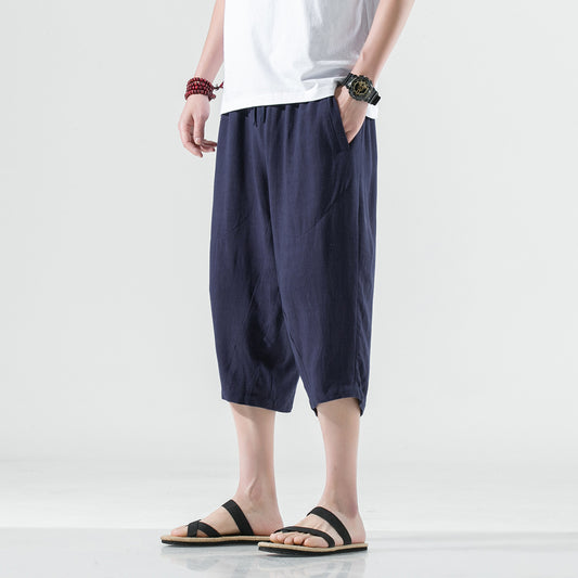 Pantalones Capri de Algodón y Lino - Image 2