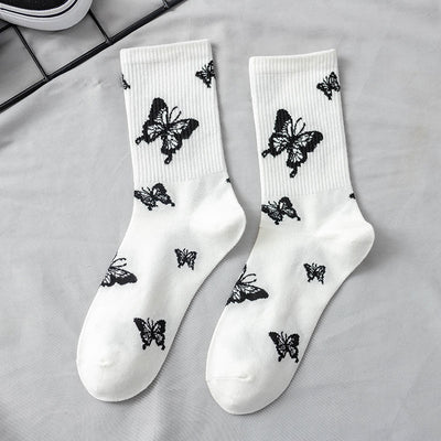 Calcetines Tubo Hip Hop Estilo Urbano con Jacquard Europeo Americano para Hombre - Image 11