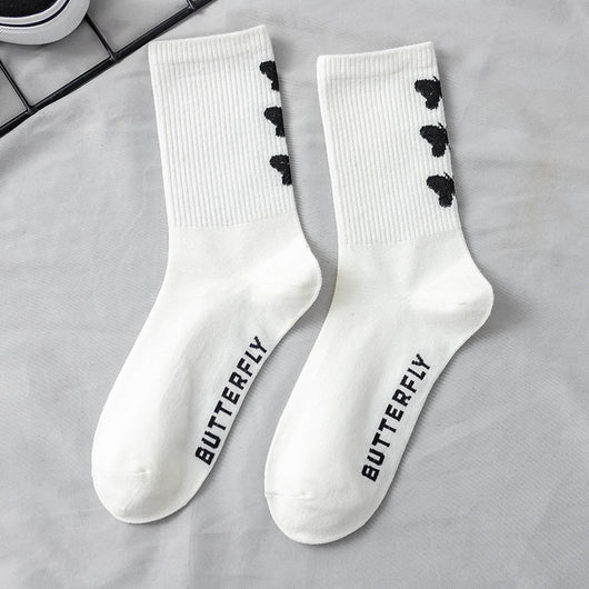 Calcetines Tubo Hip Hop Estilo Urbano con Jacquard Europeo Americano para Hombre - Image 4