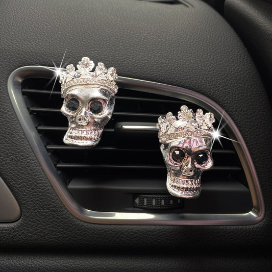 Difusor Calavera Metal Retro para Ventilación Auto - Image 2