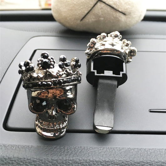 Difusor Calavera Metal Retro para Ventilación Auto - Image 5