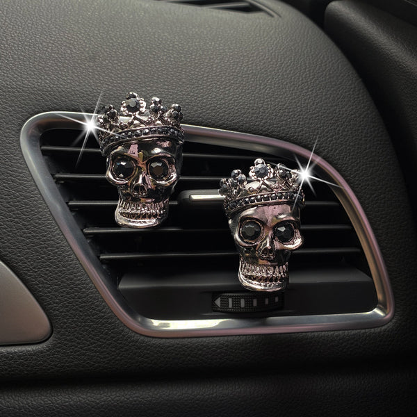 Difusor Calavera Metal Retro para Ventilación Auto