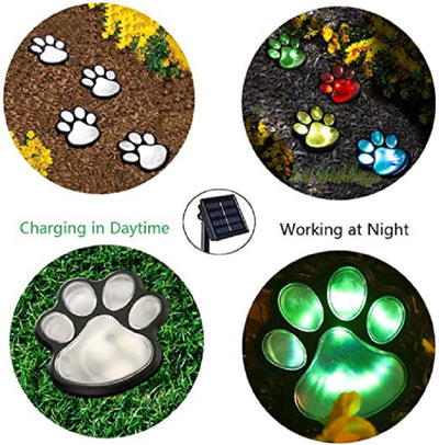 Luz Solar Decorativa Gato y Garra de Oso con 4 LED para Jardín - Image 8