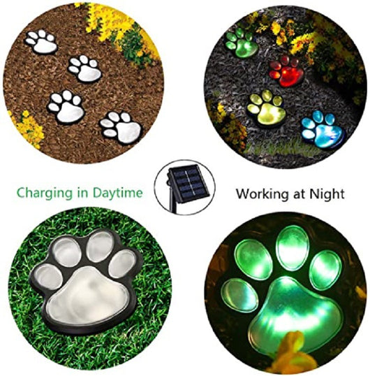 Luz Solar Decorativa Gato y Garra de Oso con 4 LED para Jardín - Image 8