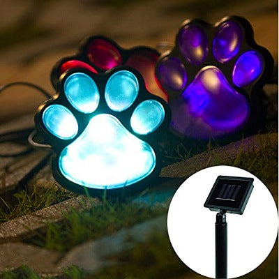 Luz Solar Decorativa Gato y Garra de Oso con 4 LED para Jardín - Image 2