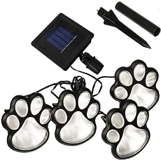 Luz Solar Decorativa Gato y Garra de Oso con 4 LED para Jardín - Image 5