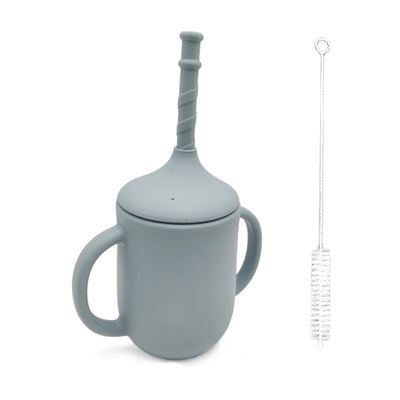 Vaso Infantil de Silicona con Pajita Antiderrame e Irrompible - Image 4