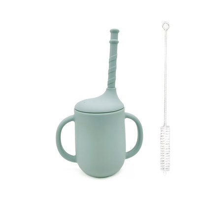 Vaso Infantil de Silicona con Pajita Antiderrame e Irrompible - Image 3