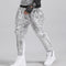 Pantalones Harem Brillantes para Cantantes y Artistas de Escenario