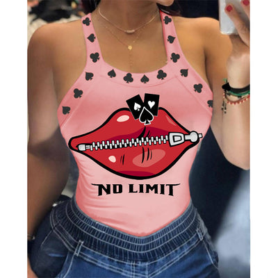 Playera Estampada Ajustada para Mujer - Diseño Europeo y Estadounidense - Image 18
