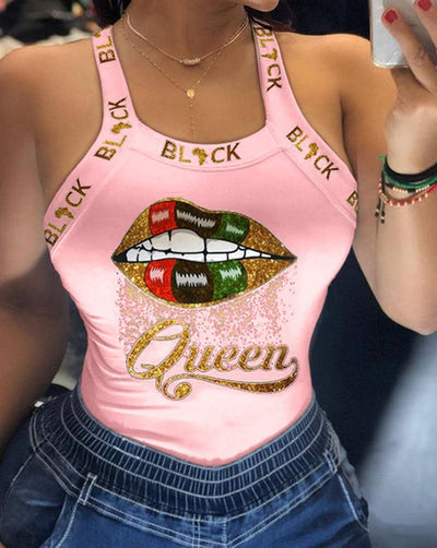 Playera Estampada Ajustada para Mujer - Diseño Europeo y Estadounidense - Image 21