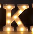 Letras y Números LED Luminosos para Decoración - Lámpara de Batería Romántica - Image 22