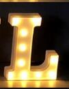 Letras y Números LED Luminosos para Decoración - Lámpara de Batería Romántica - Image 23