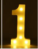 Letras y Números LED Luminosos para Decoración - Lámpara de Batería Romántica - Image 39