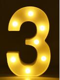 Letras y Números LED Luminosos para Decoración - Lámpara de Batería Romántica - Image 41