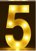 Letras y Números LED Luminosos para Decoración - Lámpara de Batería Romántica - Image 43