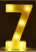 Letras y Números LED Luminosos para Decoración - Lámpara de Batería Romántica - Image 45