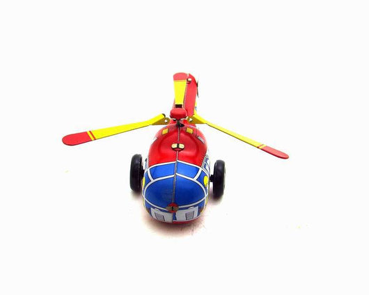Helicóptero Retro de Hojalata - Juguete Coleccionable Vintage - Image 7