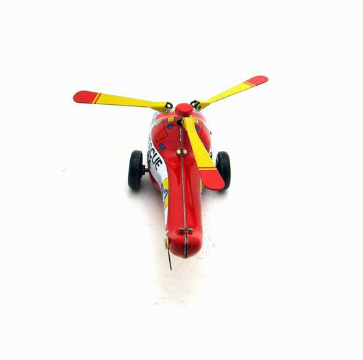 Helicóptero Retro de Hojalata - Juguete Coleccionable Vintage - Image 4