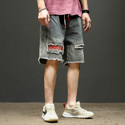 Pantalones Tie-Dye Degradado con Roturas Estilo Urbano - Image 7