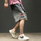 Pantalones Tie-Dye Degradado con Roturas Estilo Urbano