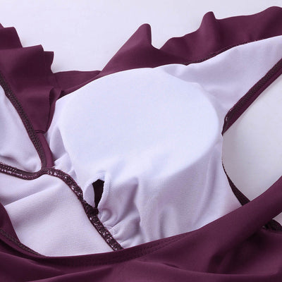 Traje de Baño Premamá Elegante con Volantes - Image 5