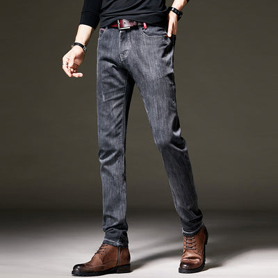 Pantalones Slim Fit de Cintura Pequeña para Hombre - Image 10