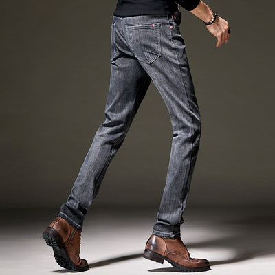 Pantalones Slim Fit de Cintura Pequeña para Hombre - Image 9