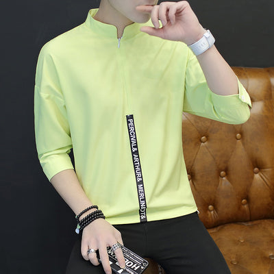 Blusa Coreana Ice Silk Manga 3/4 - Estilo Elegante y Fresco - Image 5