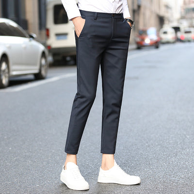 Pantalones Slim-Fit de Punto Nueve para Hombre - Traje Ejecutivo - Image 9