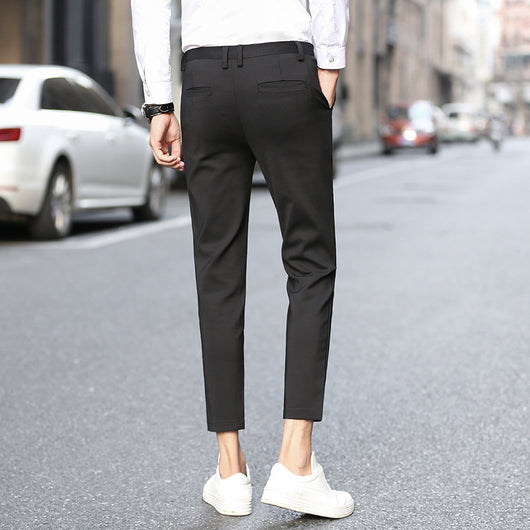Pantalones Slim-Fit de Punto Nueve para Hombre - Traje Ejecutivo - Image 4