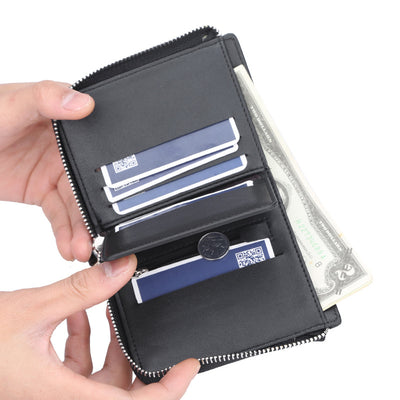 Cartera Compacta para Hombre con Compartimento para Licencia de Conducir - Image 13