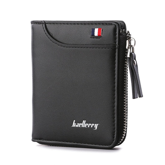 Cartera Compacta para Hombre con Compartimento para Licencia de Conducir