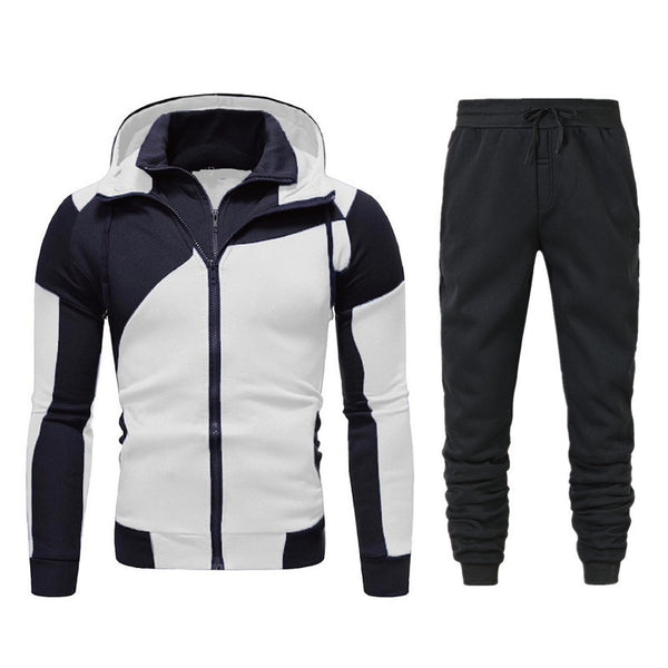 Sudadera con Capucha y Cierre Doble - Conjunto Slim Fit