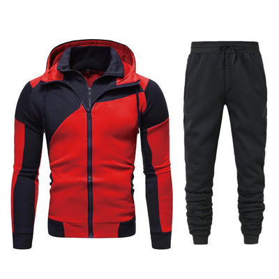 Sudadera con Capucha y Cierre Doble - Conjunto Slim Fit - Image 4