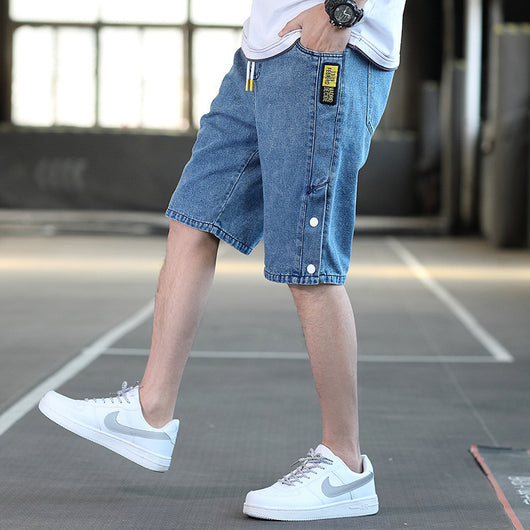 Shorts Vaquero de Verano para Hombre - Corte a la Rodilla - Image 11