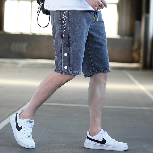 Shorts Vaquero de Verano para Hombre - Corte a la Rodilla - Image 9