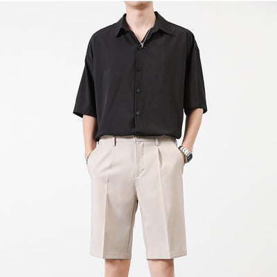 Conjunto Casual Hong Kong - Camisa Manga Corta y Pantalones Bermuda Holgados - Image 12