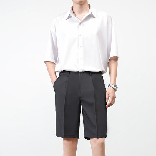 Conjunto Casual Hong Kong - Camisa Manga Corta y Pantalones Bermuda Holgados - Image 16