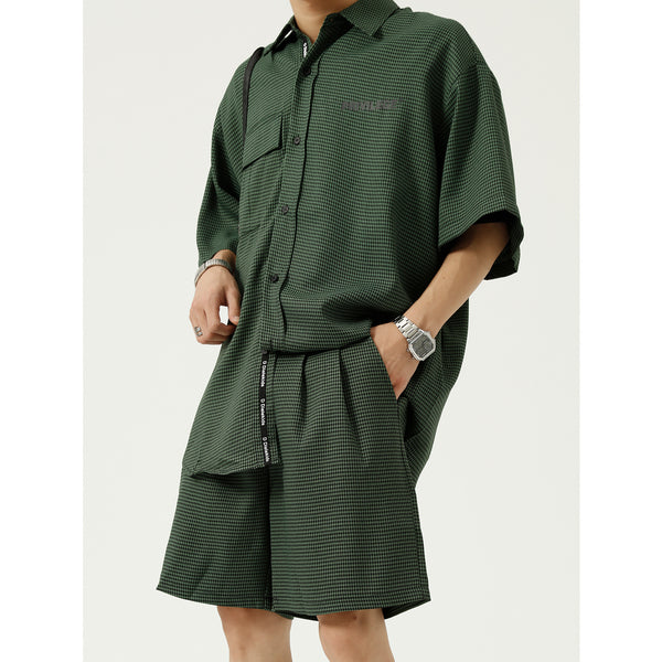 Pantalones Casuales a Cuadros de Cinco Bolsillos para Hombre