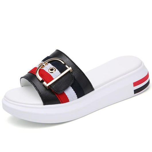 Sandalias de Playa Estilo Celebridad - Chanclas Planas Versátiles para Mujer - Image 8