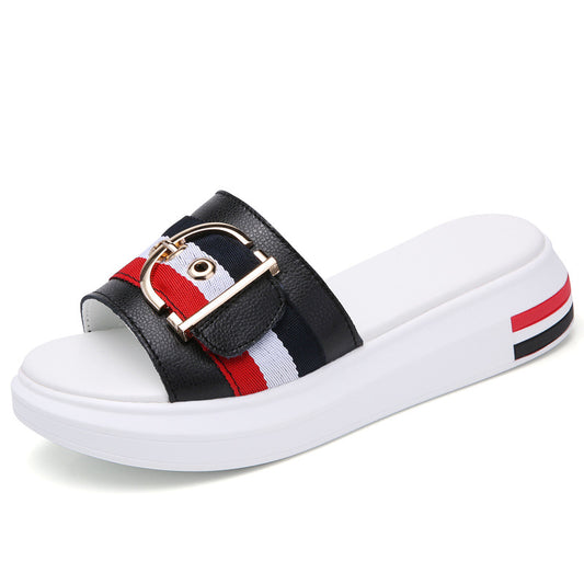Sandalias de Playa Estilo Celebridad - Chanclas Planas Versátiles para Mujer - Image 2