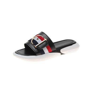 Sandalias de Playa Estilo Celebridad - Chanclas Planas Versátiles para Mujer - Image 4