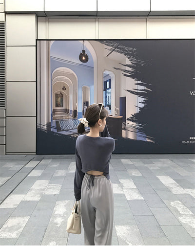 Pantalones Chifón Fluidos para Mujer - Verano Ligero con Cintura Ajustable - Image 2