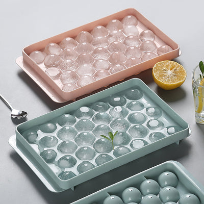 Molde de Hielo Esférico 3D para Bar y Fiestas - Fabricador de Cubos Redondos Premium