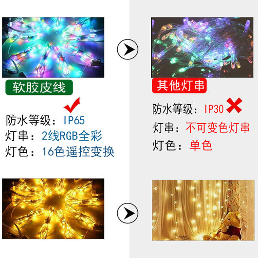 Luces Decorativas LED para Fiestas, Bodas y Celebraciones de Año Nuevo - Image 8