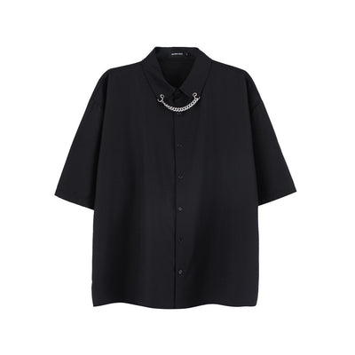 Camiseta Oversize Hip-hop Urbana para Hombre con Mangas Cortas Anchas - Image 5