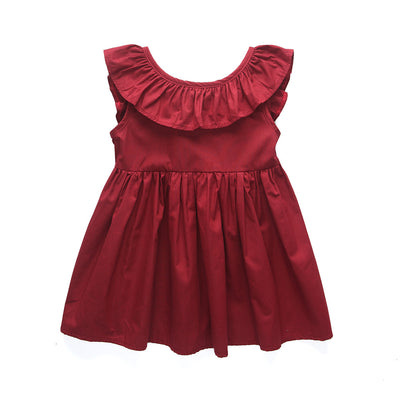 Vestido Infantil Sin Mangas de Una Pieza - Image 9